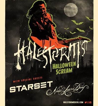 HALESTORM Announces ‘Halestorm’s Halloween Scream’ Tour With STARSET And NEW YEARS DAY