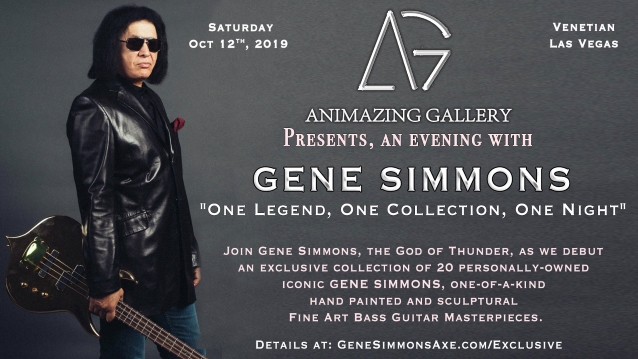 GENE SIMMONS To Host Gallery Showing Of Custom Bass Guitars
